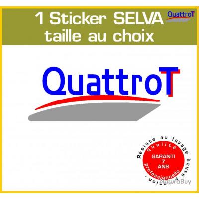 1 stickers SELVA Quattro T ref 5 moteur hors bord bateau pêche jet ski voilier