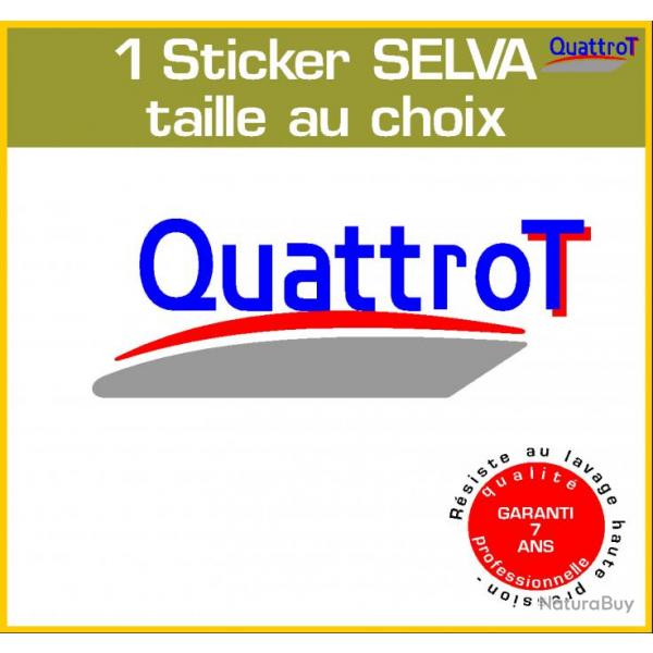1 stickers SELVA Quattro T ref 5 moteur hors bord bateau pche jet ski voilier