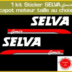 2 stickers SELVA Izmir serie 1 moteur hors bord bateau pêche jet ski voilier
