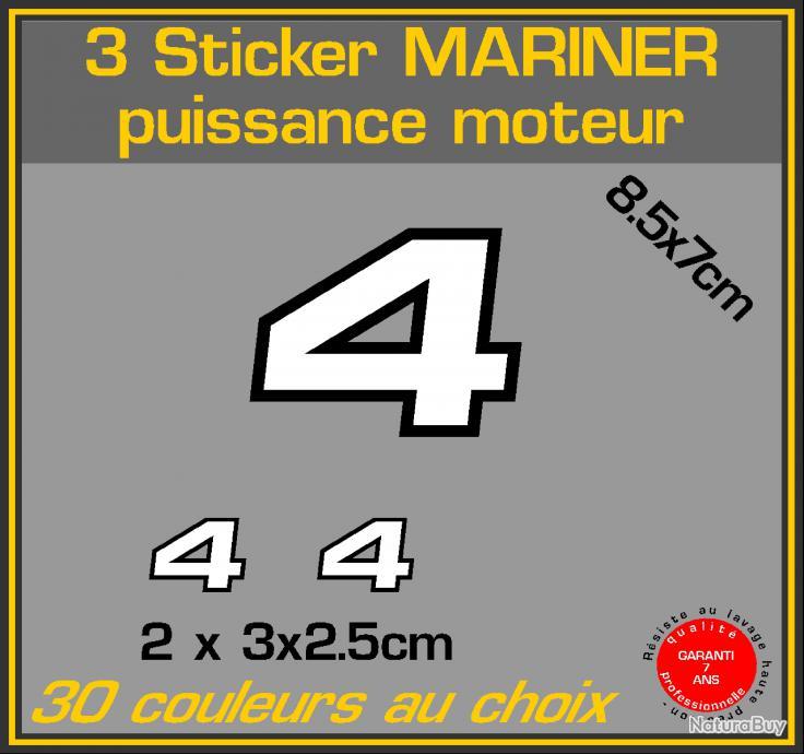 Autocollants Moteur Hors-bord Mariner 40 Cv Four Stroke EF - Neuf