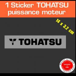 1 sticker TOHATSU serie 1 capot moteur hors bord in bord bateau barque jet ski