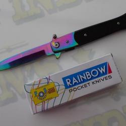 Couteau PLIANT  « RAINBOW » couleur Arc en Ciel