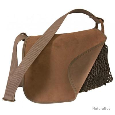 Gibecière en cuir de vachette - Carniers et porte gibier ...