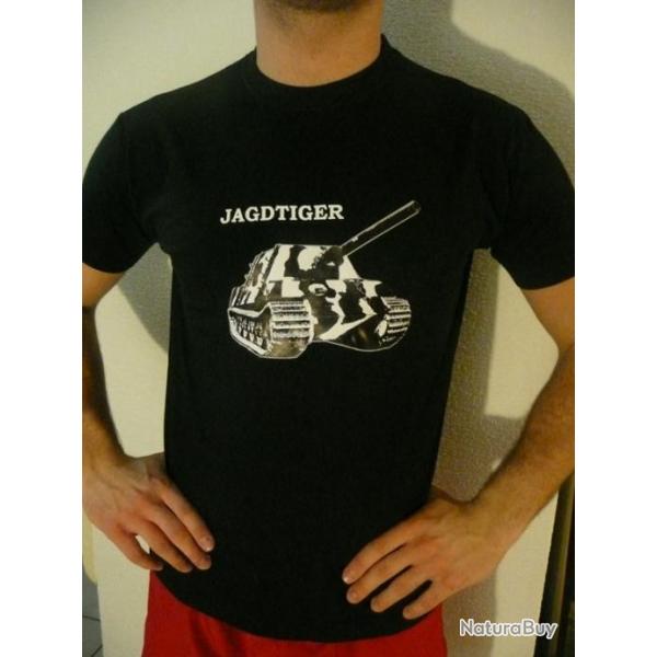 T SHIRT JAGDTIGER ( taille M  XXL ) TIGRE PANZER PANTHER DIVISION TEE AIRSOFT PAINTBALL