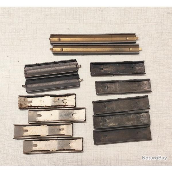 Lot de clips de cartouche divers