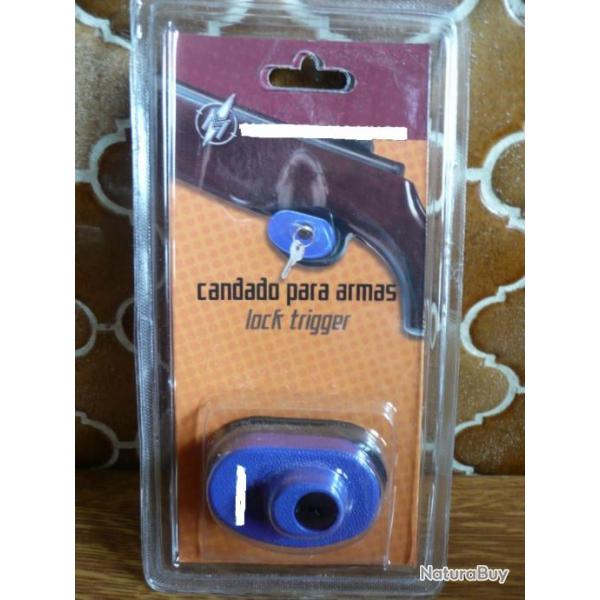 Verrou de pontet ( pistolet rvolver fusil )  cl Rf 35546 antivol