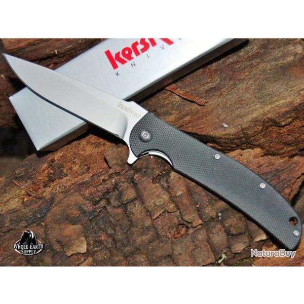 Couteau Kershaw Chill Folding Knife Satin Plain acier 8CR13MoV KS3410