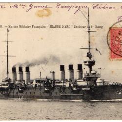 CPA - MARINE Militaire Française " JEANNE D'ARC " Croiseur 1er Rang - N°854