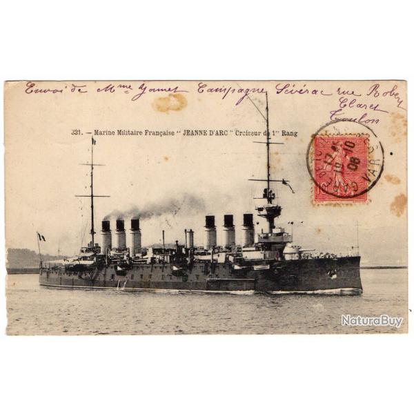 CPA - MARINE Militaire Franaise " JEANNE D'ARC " Croiseur 1er Rang - N854