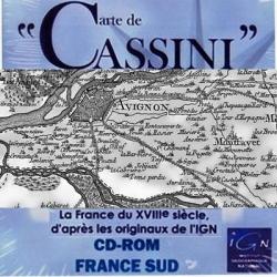CD. Logiciel CARTE ANCIENNE CASSINI France SUD 18 éme(NEUF)