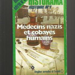 médecins nazis et cobayes humains. historama hors-série n 30.