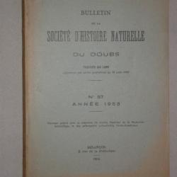 Bulletin de la Sté histoire naturelle du Doubs 1953 - Hygrophore Loup Energie Eolienne