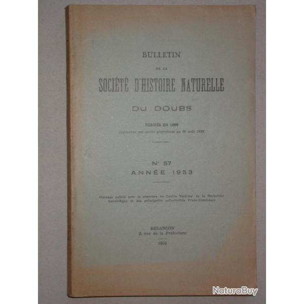 Bulletin de la St histoire naturelle du Doubs 1953 - Hygrophore Loup Energie Eolienne