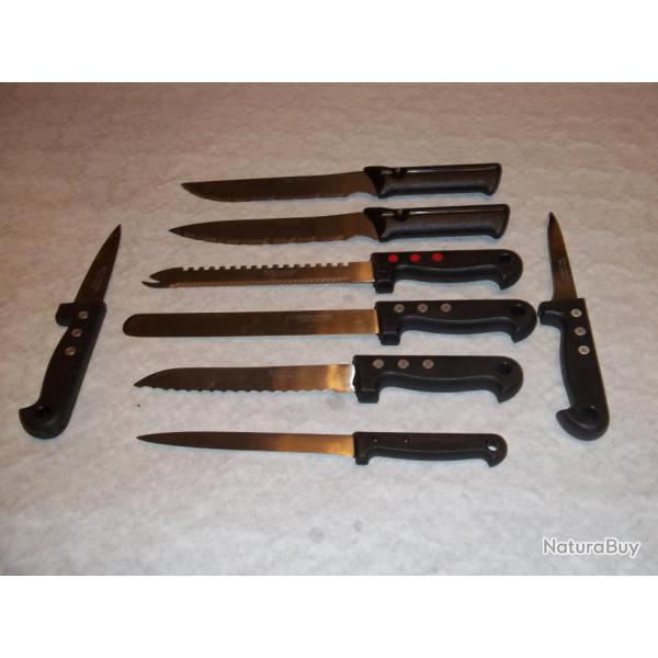 LOT DE 8 COUTEAUX PRADEL MASTER  MADE IN FRANCE