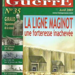 la ligne maginot forteresse inachevée , giraud , luftwaffe jg 26 , revue histoire de guerre n 35