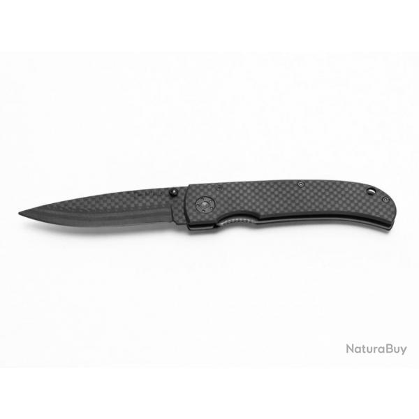 Couteau Benchmark Wildwind Linerlock Lame & Manche en Fibre de Carbone BMK053