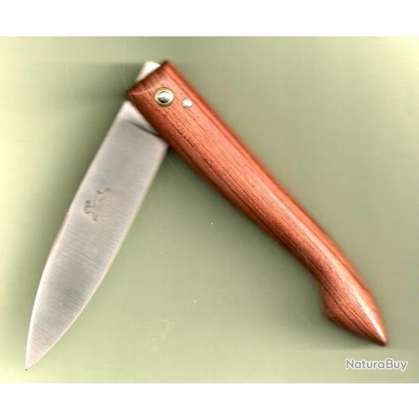 CAPUCIN cocobolo GRATUIT grav Initiales Couteau en bois prcieux