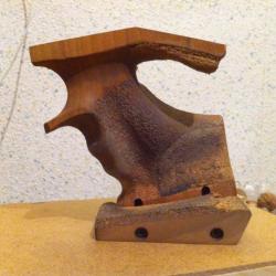 Crosse bois gaucher pour pistolet air comprimé