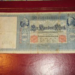 1 billet de banque allemand de 100 mark 1910