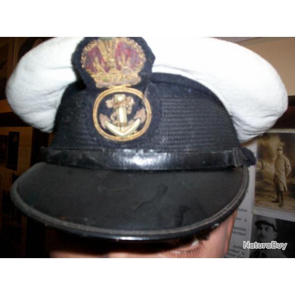 casquette officier volontaire  royal navy sous-lieutenant