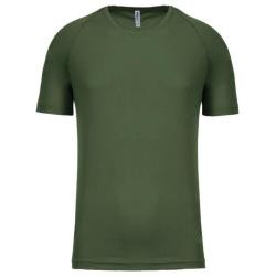 Tee shirt respirant &agrave; sechage rapide olive
