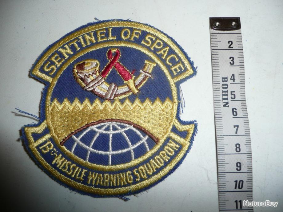 PATCH INSIGNE SENTINEL OF SPACE 13TH MISSILE WARNING SQUADRON US AIR ...