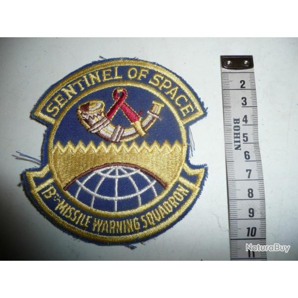 PATCH INSIGNE SENTINEL OF SPACE 13TH MISSILE WARNING SQUADRON US AIR FORCE 1970