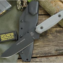 Couteau De Survie Tops Dawn Warrior Acier Carbone 1095 Tops Knives Made In USA TP33