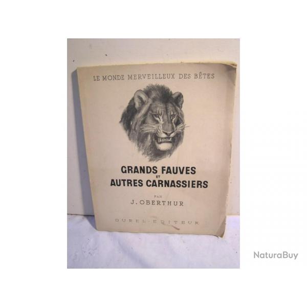 OBERTHUR GRAND FAUVES ET AUTRES CARNASSIERS 1947