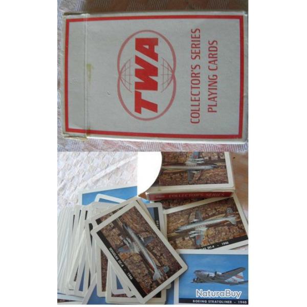 vieux jeu de cartes TWA