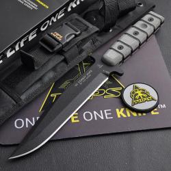 Couteau De Combat Tops US Combat Knife Acier Carbone 1095 Manche Micarta Made In USA TPUS01