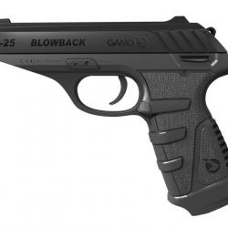 Pistolet P25 BLOW BACK - 4,5 mm- 3,98 joules - Co2 - S 2011 - GAMO