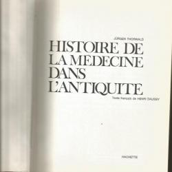 Histoire de la médecine dans l'antiquité. Jürgen Thorwald