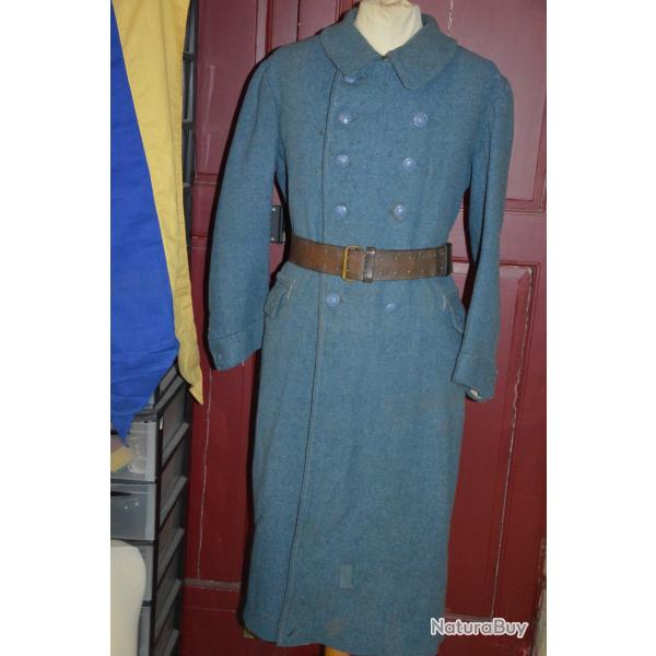 CAPOTE MODELE 1916 BLEUE HORIZON-INFANTERIE-GRANDE GUERRE 14/18-FRENCH COAT Mle 1916- WAR 1914/1918