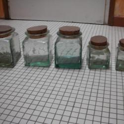 Collection pots en verre