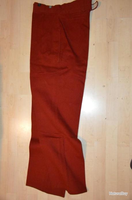 Armée Française Pantalon Rouge Garance 1914 Proantic: Burel Scène