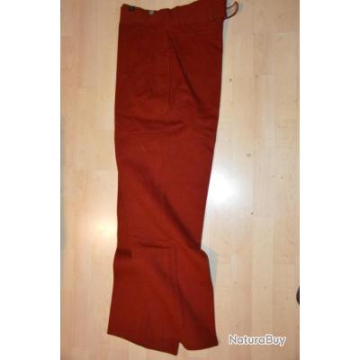 PANTALON GARANCE 124° REGIMENT D'INFANTERIE-FRENCH HOSE