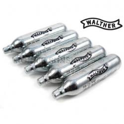 Entretenir avec CAPSULE  Walther Co2 + Huile pour Maintenance de valve  par 5 pour pistolet a plomb