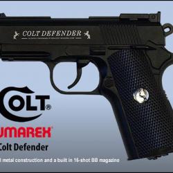 Pistolet  COLT  DEFENDER  / Cal 4.5  Billes Acier  et Co2