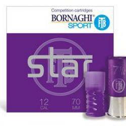 1 carton de 250  Bornaghi T4  Star Discovery  28g cal 12/70  plombs 7.5 culot 20 mm