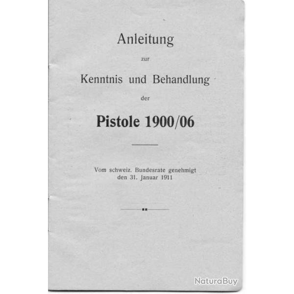 Manuel en PDF Luger 1900 06
