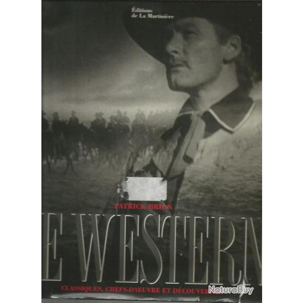 le western , classiques , chefs d'oeuvre et dcouvertes . patrick brion. films + MGM soit 2 livres
