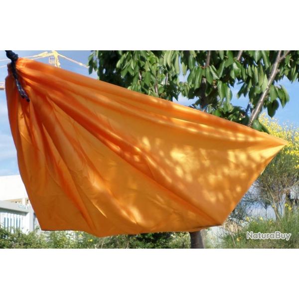 14,90 $ Hamac toile de parachute pratique et confortable,randonne,fourgon,bateau,camping( orange)