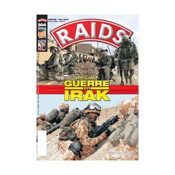 Raids 204 mai 2003. spcial guerre en irak.