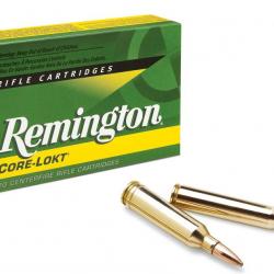 Boite de 50 balles Remington cal.22 Hornet 45 gr PSP