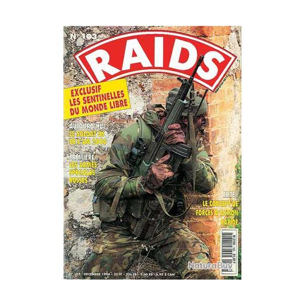 Raids 103 dcembre 1994. lance-roquettes, armes spciales russes , soldat us de l'an 2000