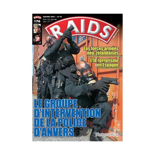 Raids 176 janvier 2001.eta , les forces d'intervention d'anvers belgique , brigade kosovo