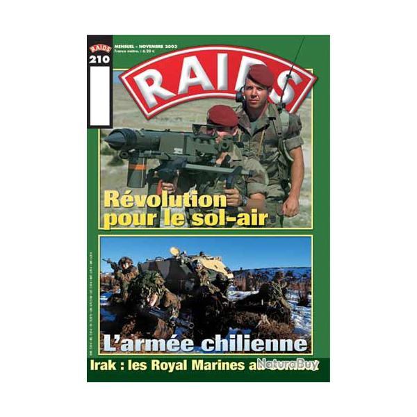 Raids 210 novembre 2003. rvolution pour le sol-air , la stat, royal marines au combat irak,