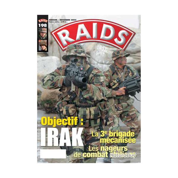Raids 198 novembre 2002. irak , scud , nageurs de combat chiliens , exercice colibri,