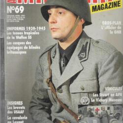 Militaria Magazine n°69 tenues tropicales waffen ss, brevets usaaf, cavalerie au levant ,stuart en a